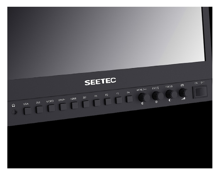 Seetec P133-9HSD IPS Pro Broadcast LCD Monitor sa 3G-SDI/HDMI/AV - 3